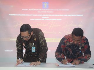Kanwil Kemenkumham Sulteng dan DPRD Kab. Bangkep Perpanjang Kerjasama Guna Tingkatkan Pembangunan Hukum di Daerah