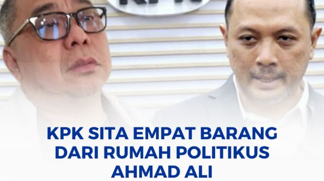 Politikus Nasdem, Ahmad Ali dan Juru Bicara KPK, Tessa Mahardika Sugiarto.