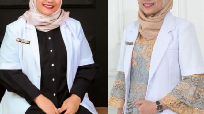 dr. Fitriana dan dr. Sy. Rugaiyah Alkaff. Mahasiswa Pascasarjana Fakultas Kesehatan Masyarakat, Universitas Muhammadiyah Palu.