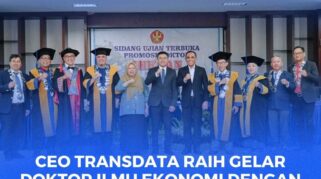 Dr. Ir. Ihksan, S.T., M.M foto bersama Gubernur Sulteng, Anwar Hafid, Prof. Dr. Amar, S.T., M.T., IPU., ASEAN Eng Wakil Gubernur Sulteng, Renny Lamadjido, Rektor Untad, beserta dosen penguji