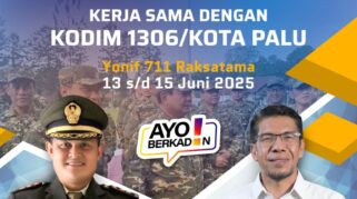 Kegiattan Retreat mini KADIN Kota Palu bekerjasama dengan Kodim 1306/Kota Palu.