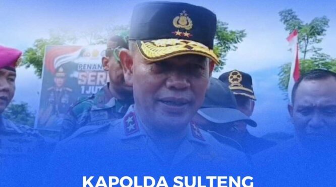 Kapolda Sulteng, Inspektur Jenderal Polisi Dr. Agus Nugroho