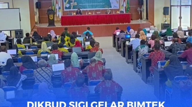 Kegiatan Bimtek Pengembangan Kurikulum bagi Guru SD dan SMP oleh Dikbud Sigi