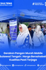 Kepala Dinas Pangan Provinsi Sulawesi Tengah, melalui Kepala Bidang Distribusi dan Cadangan Pangan, Huria Fatimah, S.Pi., M.Si, menjelaskan bahwa program ini merupakan hasil kolaborasi antara Dinas Pangan, Badan Pangan Nasional, serta dukungan dari Bulog.