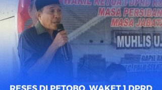 Waket 1 DPRD Kota Palu Muhis U. Aca,saat melakukan reses di Kelurahan Petobo.