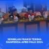 Sucipto, Juru Bicara Fraksi PKS menyampaikan pendangan umum pada rapat Paripurna DPRD Palu, terkait Ranperda Pertanggungjawaban APBD 2024