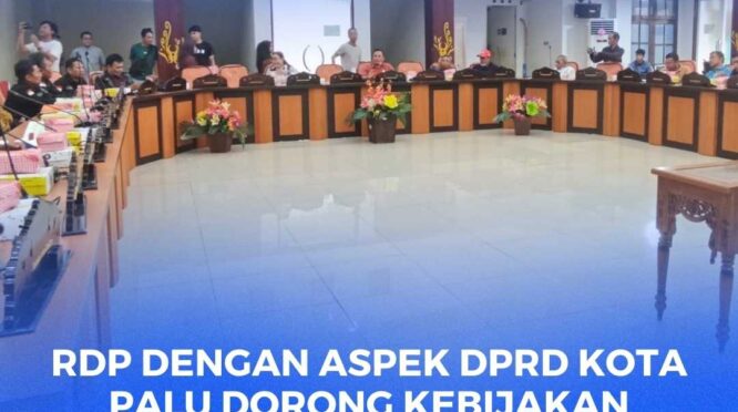 RDP DPRD Kota Palu dan ASPEK terkait Pajak 10 persen