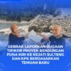Ketum Presidium GEBRAK, Muhammad Rizky saat menyerahkan berkas laporan ke Kejati Sulteng