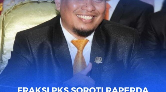 Ketua Fraksi PKS DPRD Kota Palu, H. Rusman Ramli, ST, MM