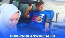 Gubernur Sulteng, Anwar Hafid melakukan donor darah perdana di HUT PMI ke-80