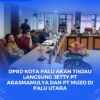 Ketua DPRD Kota Palu, didampingi Rahmad Mustafa dan Abdurahim Nasar mendengarkan tuntutan para nelayan