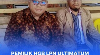 Pengacara pemilik HGB Lembah Palu Nagaya (LPN) Hikmal dan Pengacara Lena Lamohana Dr. Egar Mahesa, SH.,MH