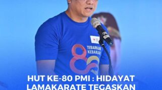 Ketua PMI Sulteng, Hidayat Lamakarate.