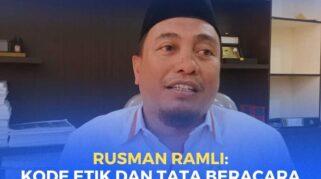 Anggota DPRD Kota Palu, Rusman Ramli.