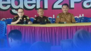 Kegiatan JMS di SMA Negeri 2 Palu, yang dilaksanakan Seksi Penkum Kejati Sulteng