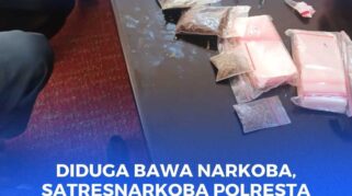 Barang Bukti Diduga Narkoba yang disita dari Siswa SMA 1 Palu oleh Satresnarkoba Polres Palu.