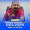 Kepala Bidang Bina Marga Dinas Pekerjaan Umum dan Penataan Ruang Propinsi Sulawesi Tengah. Ir. Asbudianto