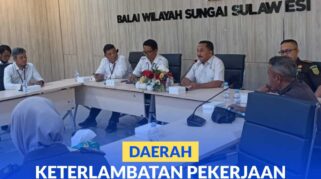 Tim penerangan hukum Kejati Sulteng saat memberi pemahaman hukum tentang pengadaan barang dan jasa di BWSS III Palu
