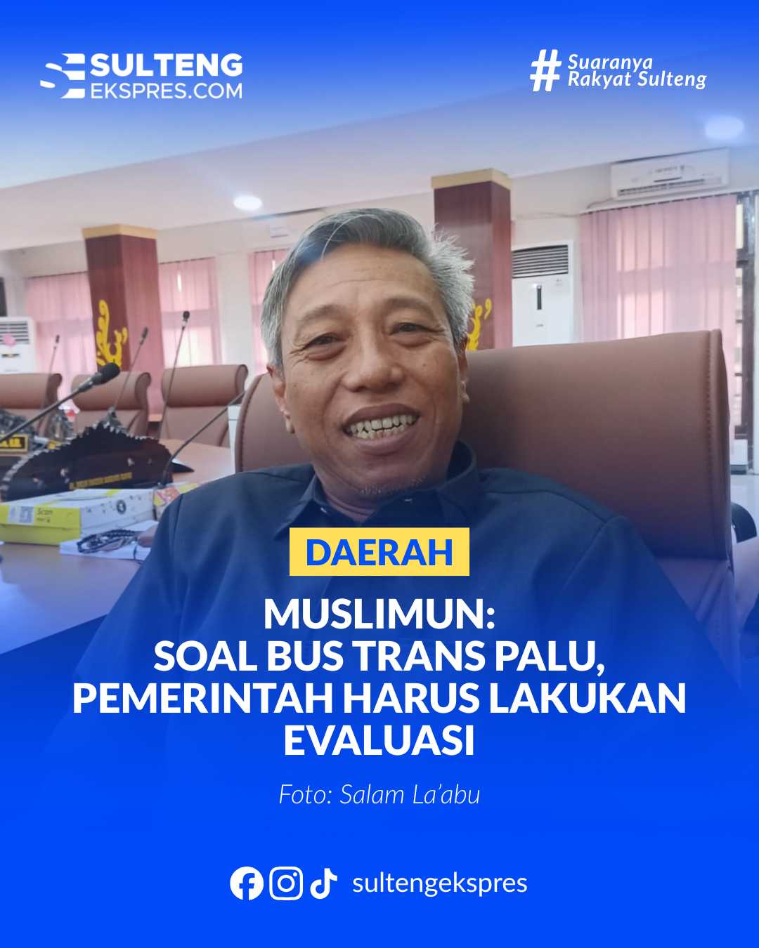 Anggota Dewan Perwakilan Rakyat Daerah (DPRD) Kota Palu Muslimun