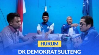 Pemeriksaan lanjutan DK Partai Demokrat Sulteng di Sekretariat DPC Partai Demokrat Kabupaten Buol.