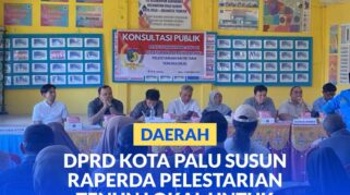 Kegiatan konsultasi publik tentang rancangan Peraturan Daerah Pelestarian Tenun Lokal