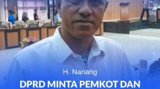 Anggota DPRD Kota Palu, H. Nanang.