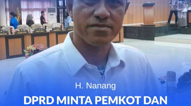 Anggota DPRD Kota Palu, H. Nanang.