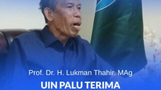 Rektor UIN Datokarama, Prof. Dr. H. Lukman Thahir. MAg