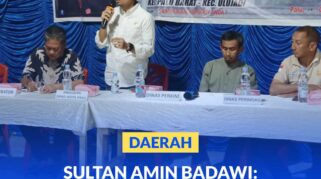 Anggota DPRD Kota Palu Sultan Amin Badawi melaksanakan reses di Kelurahan Ujian.