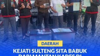 Babuk hasil sitaan penyidik Kejati Sulteng dari mantan Kades Tamainusi, Kecamatan Soyo jaya, Morut