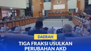Rapat Paripurna DPRD Kota Palu membahas pengumuman perubahan pembentukan AKD