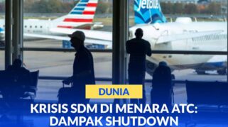 Kondisi bandara di US, pasca penundaan penerbangan akibat US Shutdown.