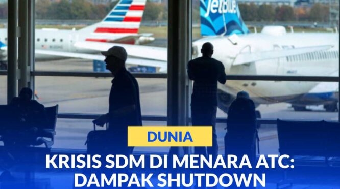 Kondisi bandara di US, pasca penundaan penerbangan akibat US Shutdown.