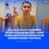 Kuasa hukum korban, Julianer Aditia Warman, SH