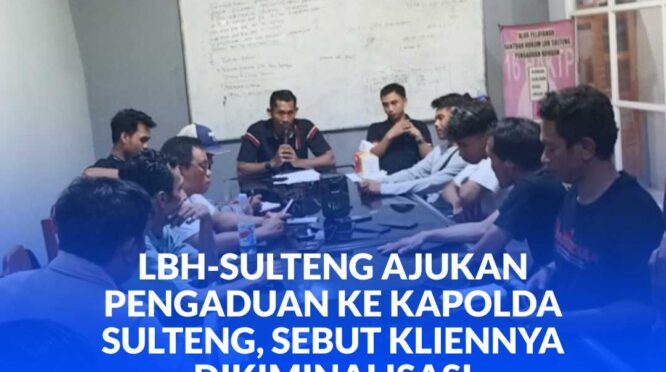 Kuasa Hukum SL saat memberikan keterangan pers dihadapan awak media