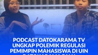 Tangkapan layar podcast di channel youtube DatokaramaTV