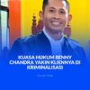 Kuasa Hukum Benny Chandra, Rusman Rusli. SH. MH