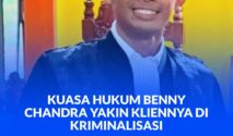 Kuasa Hukum Benny Chandra, Rusman Rusli. SH. MH