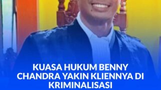Kuasa Hukum Benny Chandra, Rusman Rusli. SH. MH