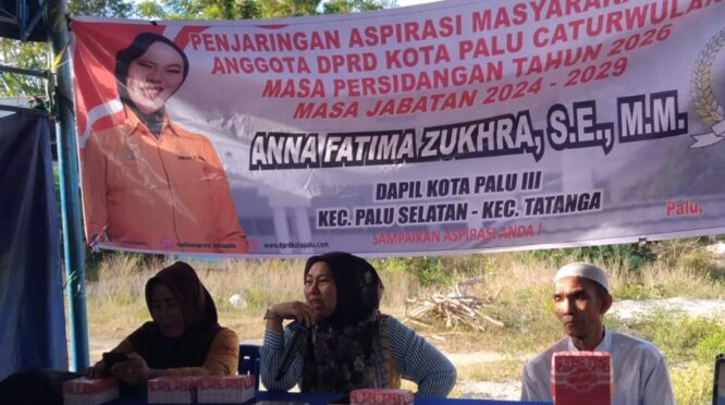 Suasana Reses Anggota DPRD Kota Palu, Anna Fatima Zukhra, SE, MM