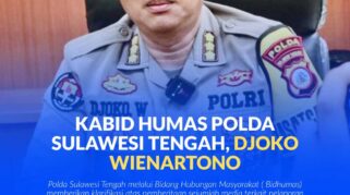 Kabid Humas Polda Sulawesi Tengah, Djoko Wienartono