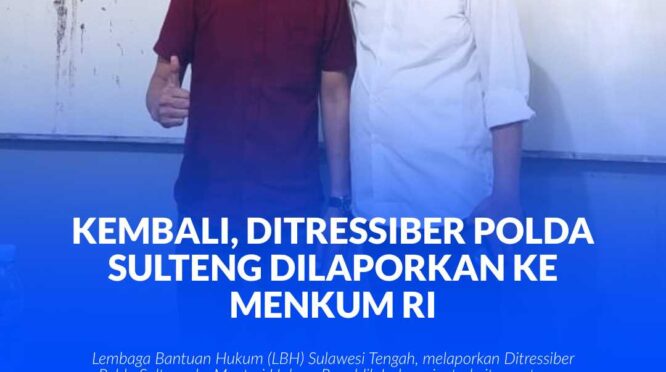 Julianer Aditia Warman, kuasa hukum SL, bersama Menteri Hukum RI Dr. Supratman Andi Agtas, di kantor LBH Sulteng, pada suatu kesempatan