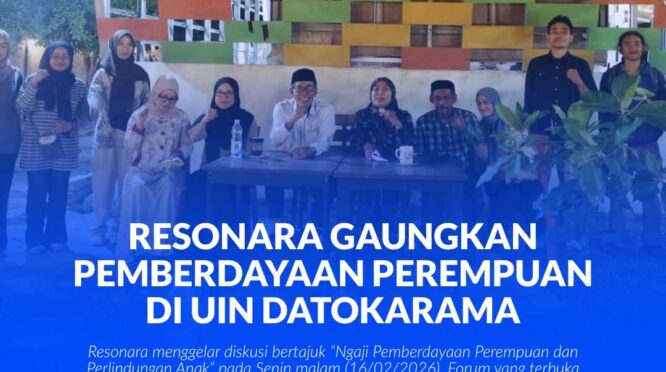 Diskusi bertajuk “Ngaji Pemberdayaan Perempuan dan Perlindungan Anak yang digelar RESONARA.