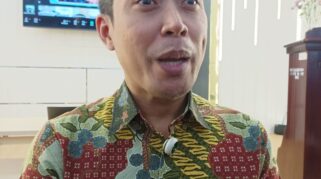 Kepala BBPOM Palu, Mardianto, memberikan keterangan pers kepada wartawan terkait perubahan status BPOM Palu menjadi BBPOM