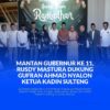 FOTO BERSAMA: Mantan Gubernur ke 11, Rusdy Mastura dengan Balon Ketua Kadin Sulteng, Gufran Ahmad