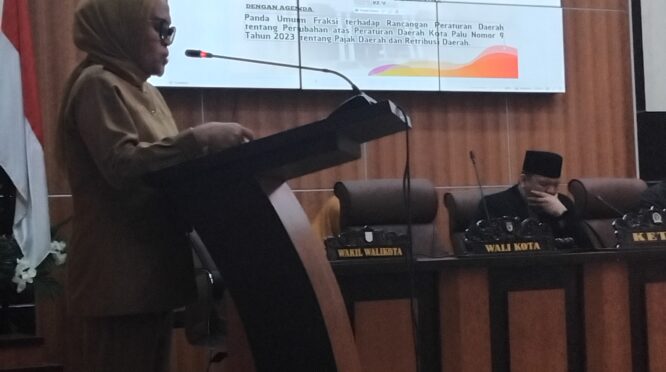 Sekretaris Daerah Kota Palu, Irmayanti Pettalolo, S.Sos