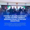 Kajati dan Wakajati Sulteng foto bersama anak panti Asuhan usah berbuka puasa bersama