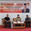 Anggota DPRD Kota Palu, Rusman Ramli, saat melakukan Kundapil di Kelurahan Talise Walangguni.