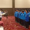 Dilantik- Kakanwil Kemenag Sulteng Junaidi melantik ketua dan pengurus APRI Sukteng, masa bakti 2025-2030