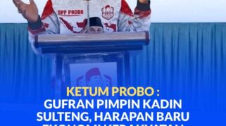 Ketua Umum Relawan PROBO, M. Rizky Hidayatullah